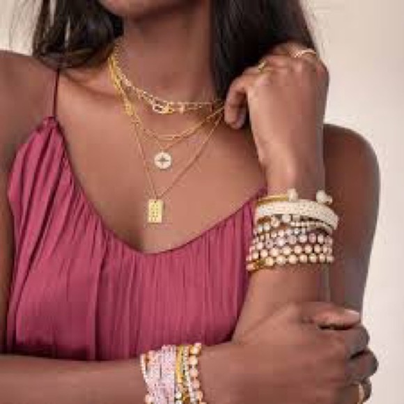 Touchstone Crystal by Swarovski Rivier Cuff, Golden - Picture 2 of 5